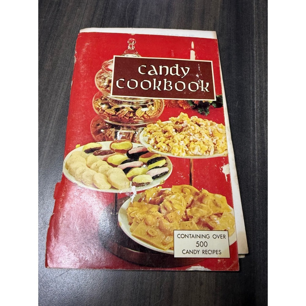 Vintage 1966 Candy Cookbook Favorite Recipes Press 500+ Recipes Pralines Popcorn